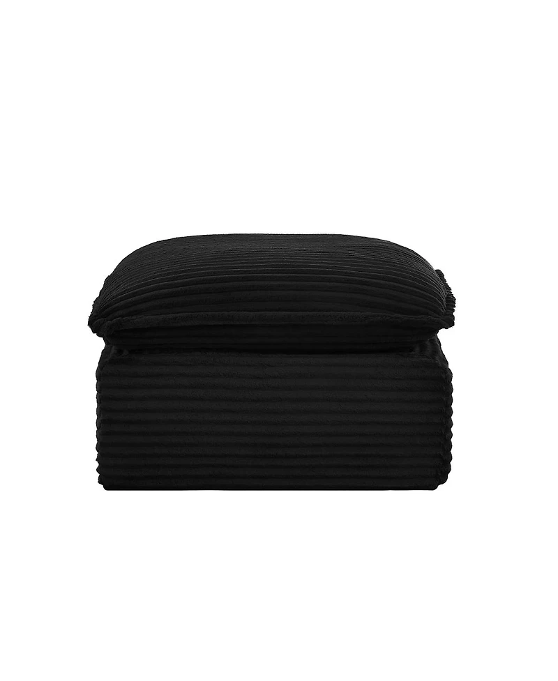 Streamdale Furniture Cloud Sectional Couches for Living Room, Convertible L-Shape Couch with Ottoman