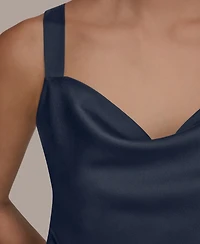 Donna Karan New York Women's Cowl Neck Strappy Cami Top