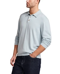 Weatherproof Vintage Men's Long-Sleeve Polo Sweater