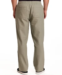 Weatherproof Vintage Men's Regular-Fit Linen Blend Drawstring Pants