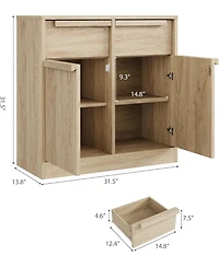 gaomon 31.5" Sideboard Buffet Cabinet with 2 Drawers