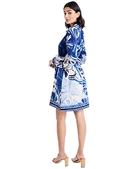 Maggy London Women's Balloon-Sleeve Mini Dress