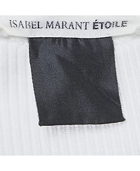 Pre-Owned Isabel Marant Women's White Rib Knit Tank Top