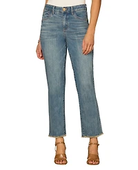 Democracy Petite High Rise Slim Straight Jeans