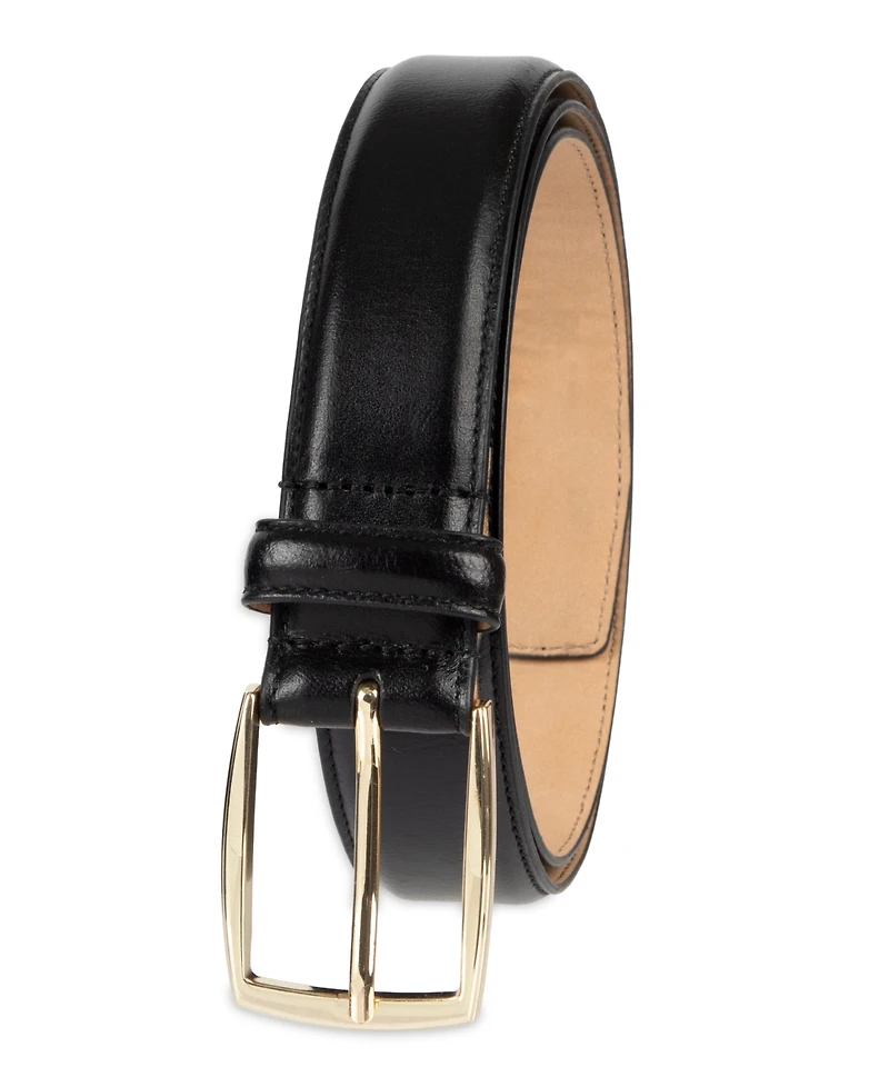 Club Room Men's Luxury Pebbled Leather Belt, Macy's Exclusive