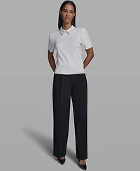 Karl Lagerfeld Paris Women's Collared Sweater