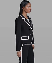 Karl Lagerfeld Paris Women's Notch Collar Jacket