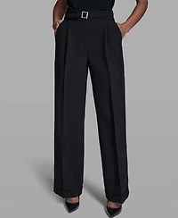 Karl Lagerfeld Paris Women's Mid-Rise Pants