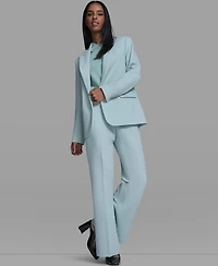 Karl Lagerfeld Paris Women's Notch Lapel Collar One-Button Jacket