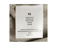 Pre-Owned Fear Of God Men's Essentials Dark Grey Cotton Knit Crewneck T-Shirt