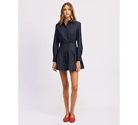 En Saison Women's Darby Collared Mini Dress