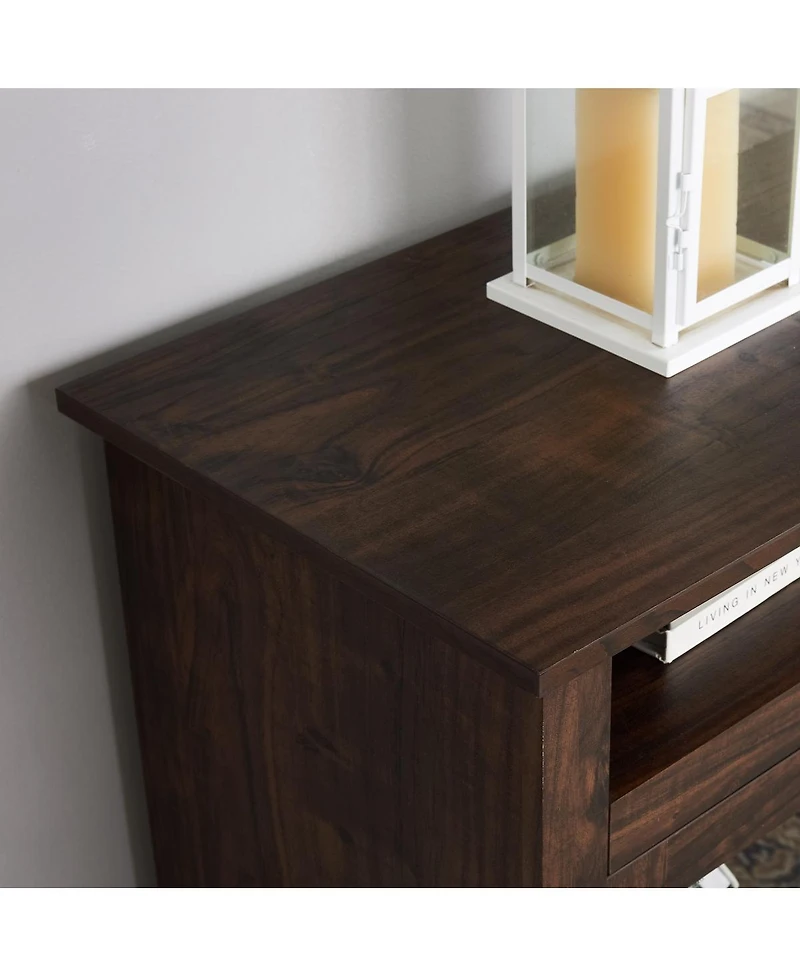 Streamdale Furniture Modern Farmhouse Tv Stand for up to 65" TVs, Brown 60"W