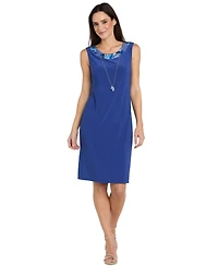 R & M Richards Petite Foil Jacket Dress, 2-Piece Set