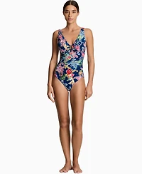 Lauren Ralph Women's Ring Tank One-Piece Swimsuit