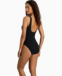 Lauren Ralph Women's Ring Tank One-Piece Swimsuit