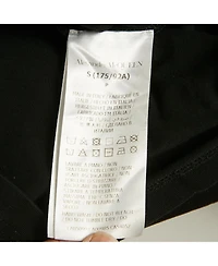 Pre-Owned Alexander Mcqueen Men's Black Graffiti Logo Printed Cotton T-Shirt