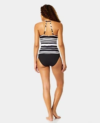 Anne Cole Women's High Halter Neck Tankini Swim Top