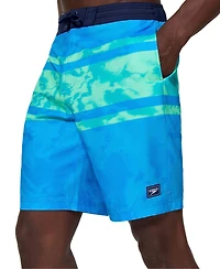 Speedo Men's Bondi Basin Comfort Stretch Sun Protection Boardshorts