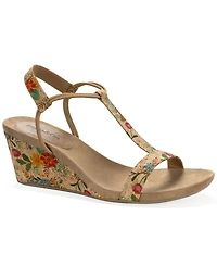 Style & Co Women's Mulan Elastic T-Strap Wedge Sandals, Macy's Exclusive