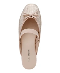 Steve Madden Women's Cutesy-r Mary-Jane Ballet Slide Flats