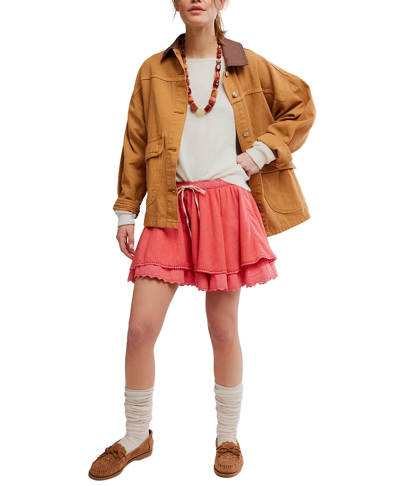 Free People Women's Lady Tulip Mini Skirt