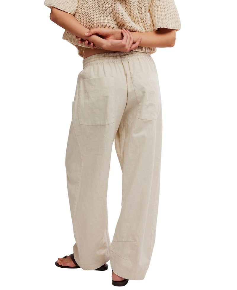 Free People Women's Chambers Laid Back Pull-On Pants