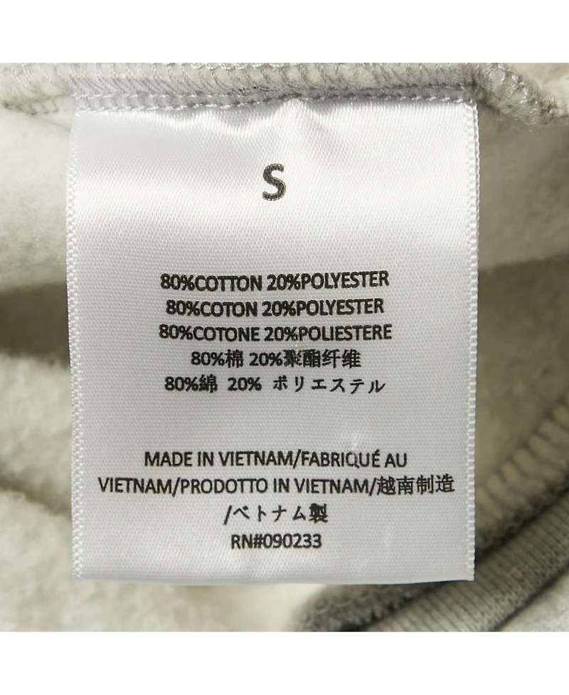 Pre-Owned Fear Of God Men's Grey Logo Patch Cotton Hoodie