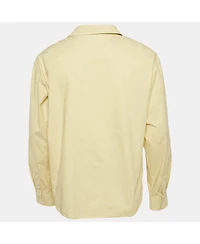 Pre-Owned The Row Men's Yellow Cotton Elijas Camp Collar Shirt
