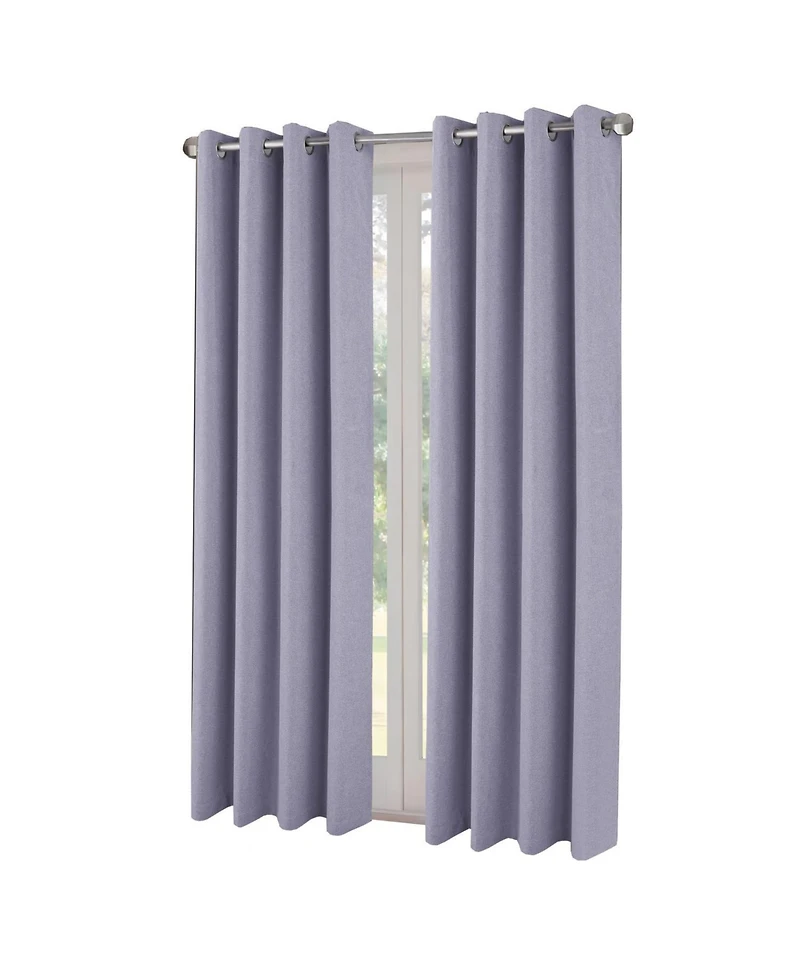 Rt Designers Collection Boden 100% Blackout Grommet Curtain Panel 54" x 90" Grey