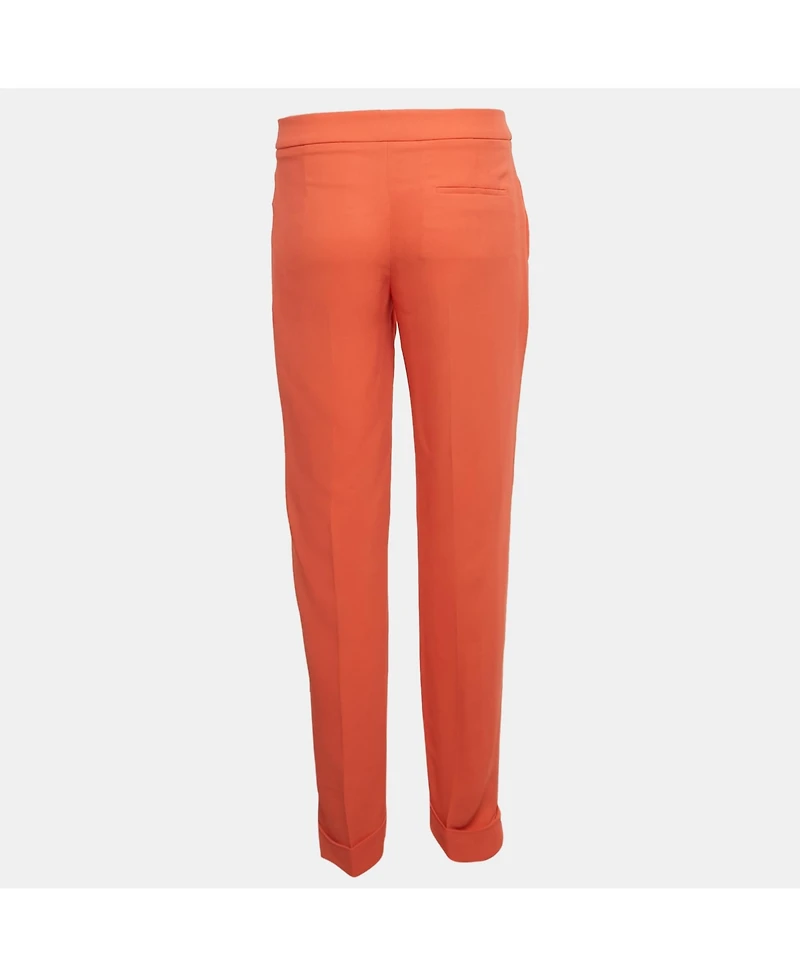 Pre-Owned Stella Mccartney Women's Pink Crepe Trousers