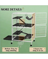 Aostirmotor Mobile Cat Habitat on Wheels