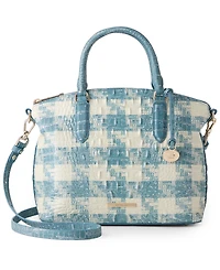 Brahmin Duxbury Sakura Zipper Satchel Bag