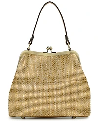 Patricia Nash Laureana Frame Satchel Bag with Scarf