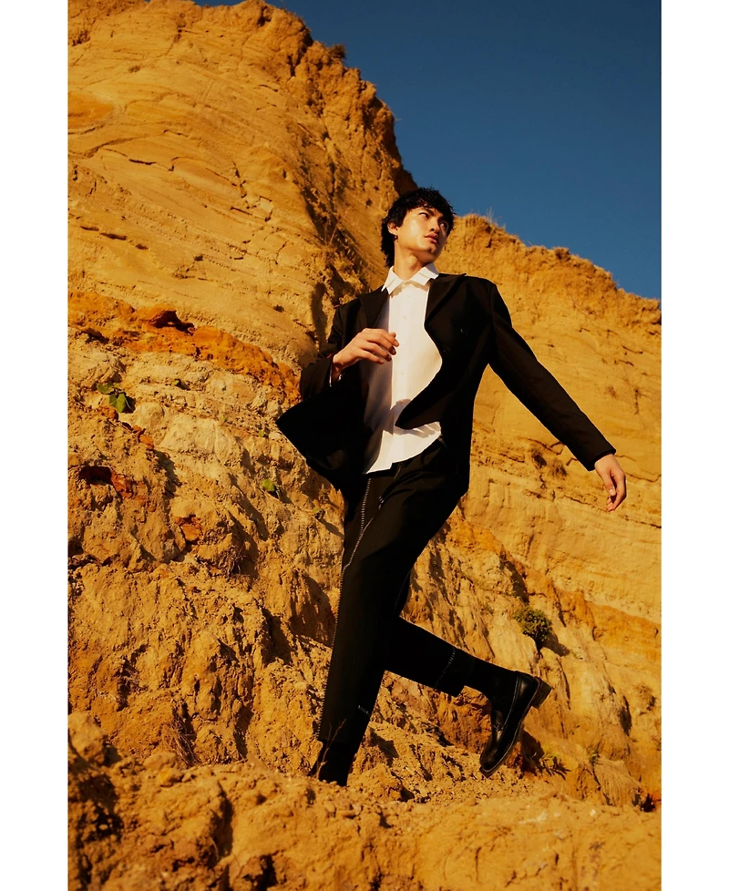 Pcfg Men's Free Heaven Striped Two Zipped Pants