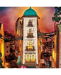 Flash Popup Diy 3D Book Nook Kit: Street Scene 196 pieces