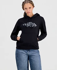 The North Face Women's Evolution Sparkle Graphic Cotton Hooded Sweatshirt