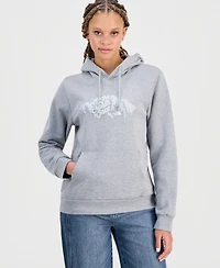 The North Face Women's Evolution Sparkle Graphic Cotton Hooded Sweatshirt