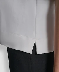 Dkny Women's Short-Sleeve Heart Script Logo Crew Neck Shirt