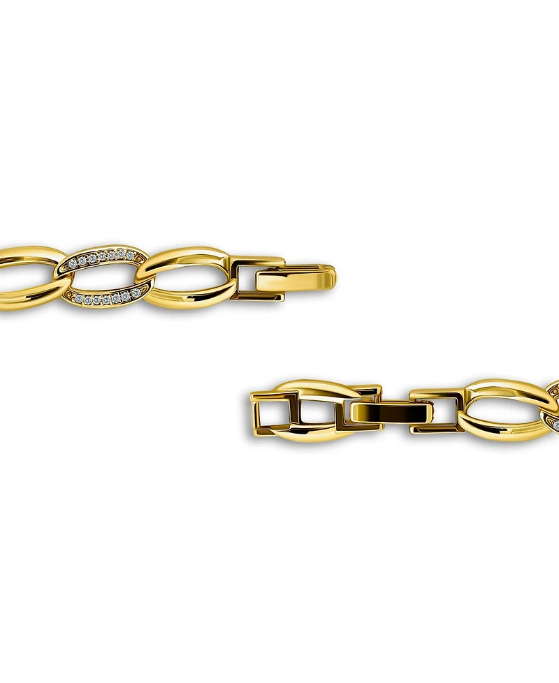 Macy's 3/8 ct. t.w Cubic Zirconia Pave Open Link Bracelet, Created for