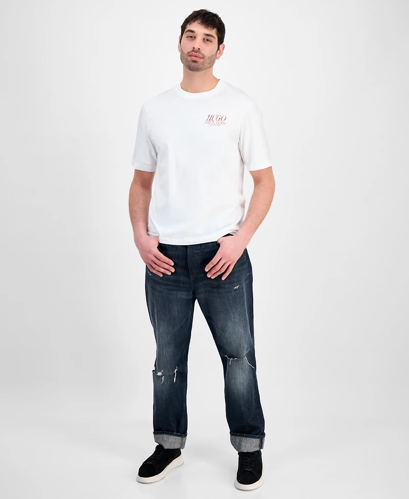 Hugo by Boss Men's Fish Print T-Shirt