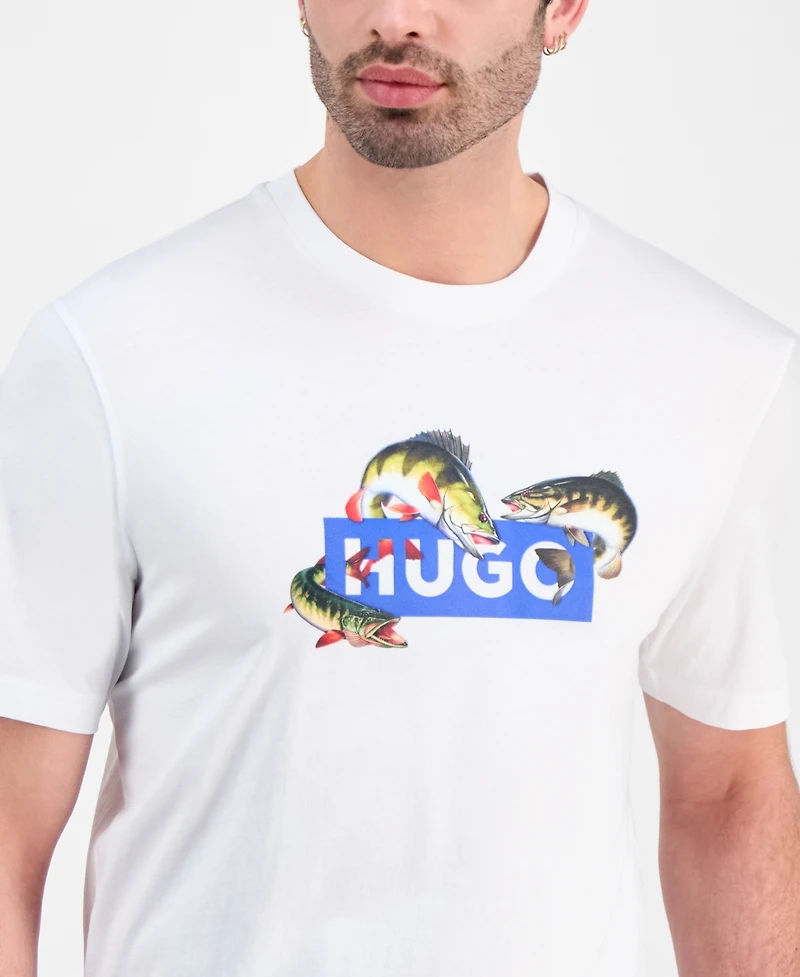 Hugo by Boss Men's Nalotrix Graphic T-Shirt