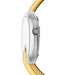 Tory Burch Women's The Pierced Small Quartz Two-Hand Gold Stainless Steel Watch, 22mm