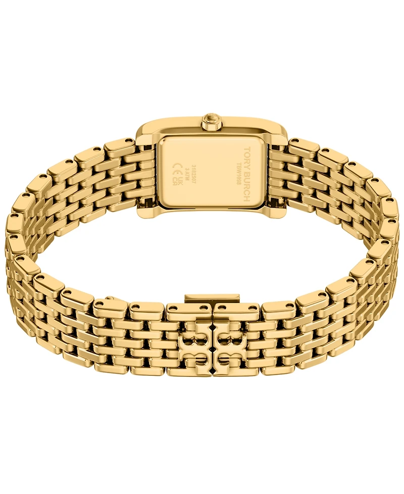 Tory Burch Women's The Eleanor Small Quartz Two-Hand Gold Stainless Steel Watch, 22mm