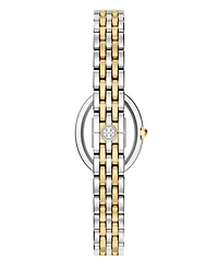 Tory Burch Women's The Oval Quartz Two-Hand Two-Tone Stainless Steel Watch, 22mm