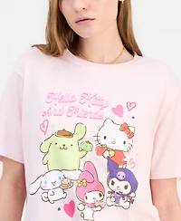 Love Tribe Juniors' Hello Kitty & Friends Snack T-Shirt