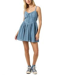 O'Neill Women's Camden Embroidered Mini Dress
