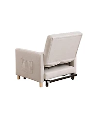 Streamdale Furniture Convertible Sleeper Sofa Chair Bed with Pillow