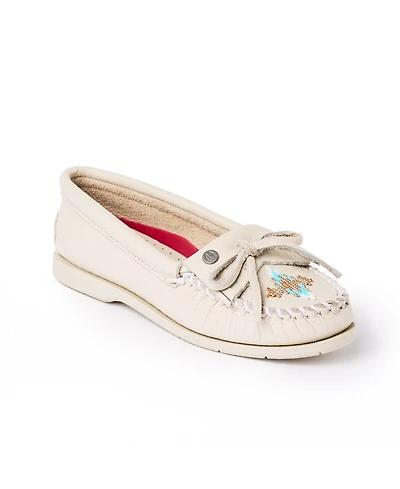 Minnetonka Women's Nizhoni Suede Beaded Moccasins