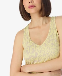 Dkny Women's Sleeveless V-Neck Short Chemise Night Dress