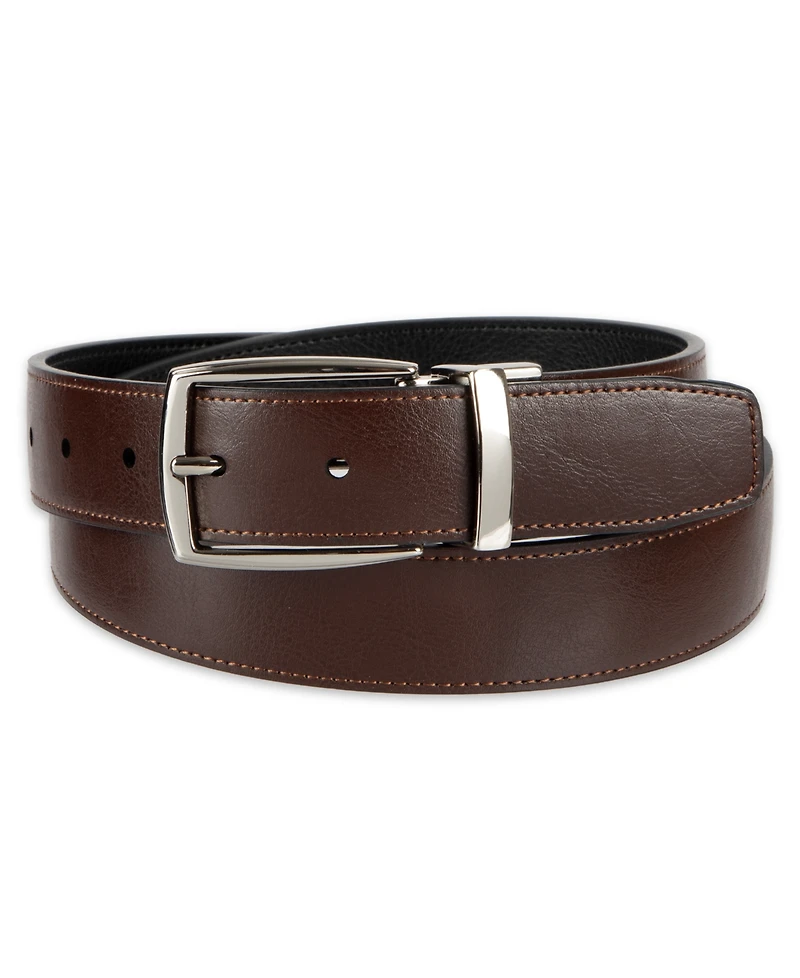 Club Room Men's Luxury 2-In-1 Reversible Dress Belt, Macy's Exclusive
